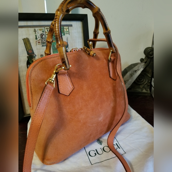 Gucci Tom Ford Diana suede 2 way bag - Picture 10 of 16